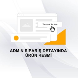 Adminde Siparişleri Resimli Listeleme Modülü