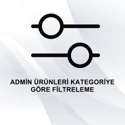 Admin'de Ürünleri Kategoriye Göre Filtreleme