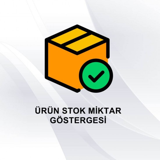 Opencart Ürün Stok Miktar Göstergesi