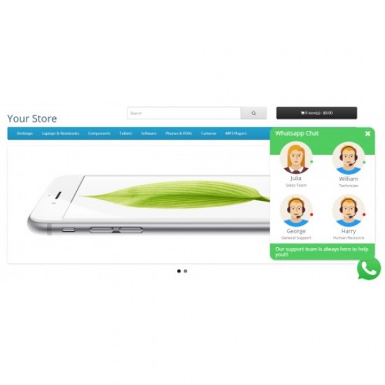 Opencart Gelişmiş Whatsapp Modülü